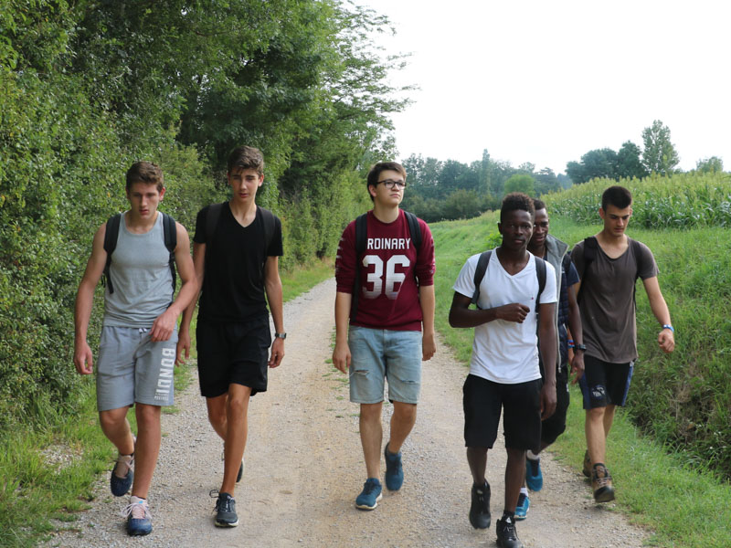 Un camp pour jeunes, entre 11 et 14 ans